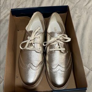 Cole Haan SFT Gold/Ivory Oxford Shoes